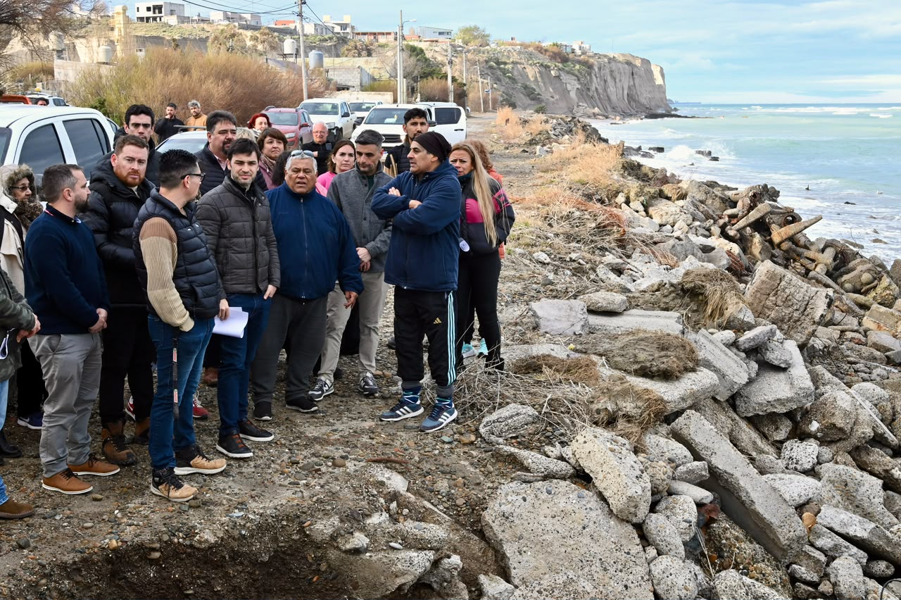 Con una inversión de casi $ 3 mil millones, Provincia construirá defensas costeras en el Km 5 de Comodoro Rivadavia
