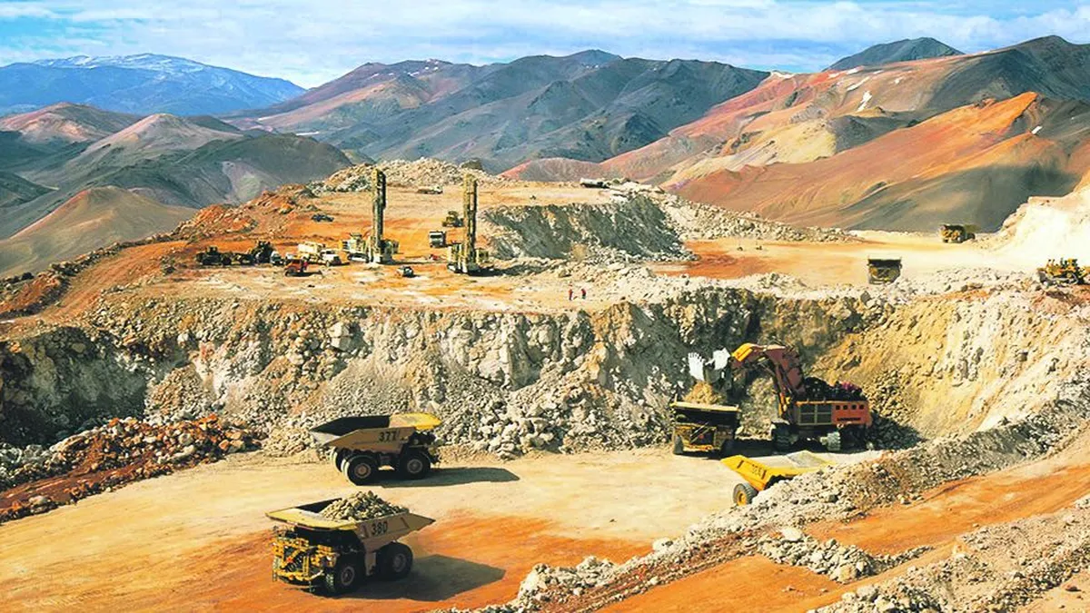 La producción minera mostró una desaceleración en julio