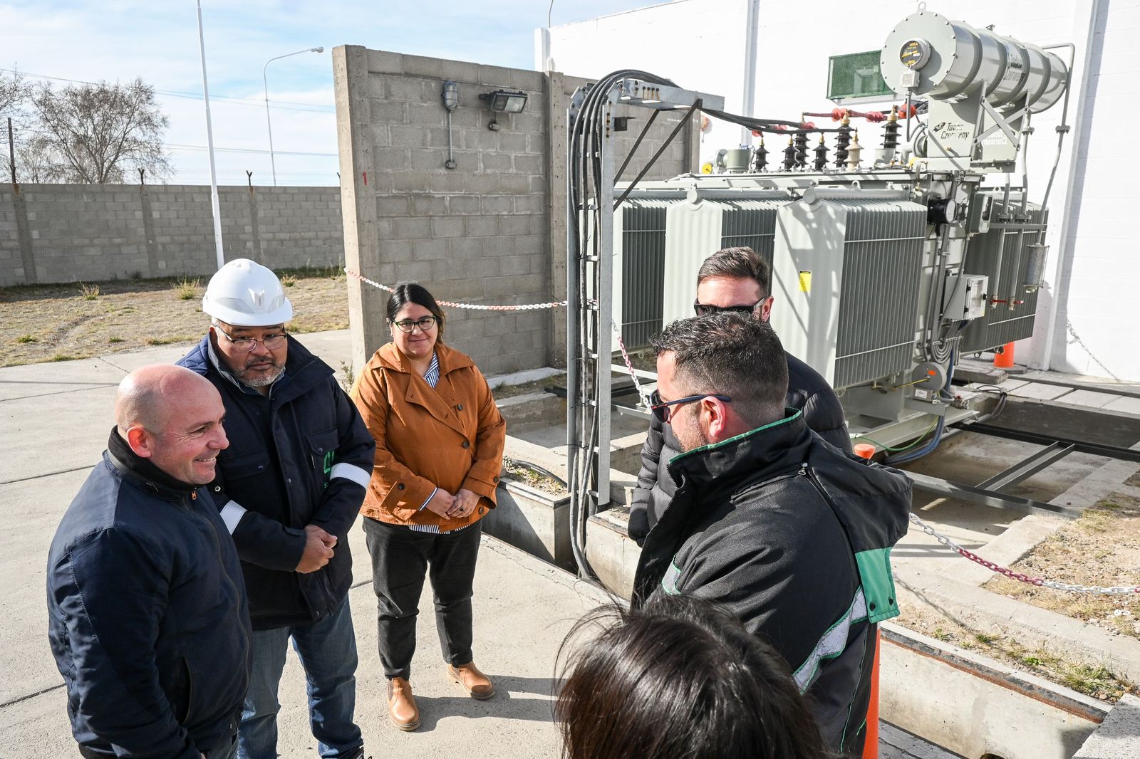 Sastre destacó la millonaria incorporación del nuevo transformador que permitirá reforzar el suministro eléctrico en la zona norte