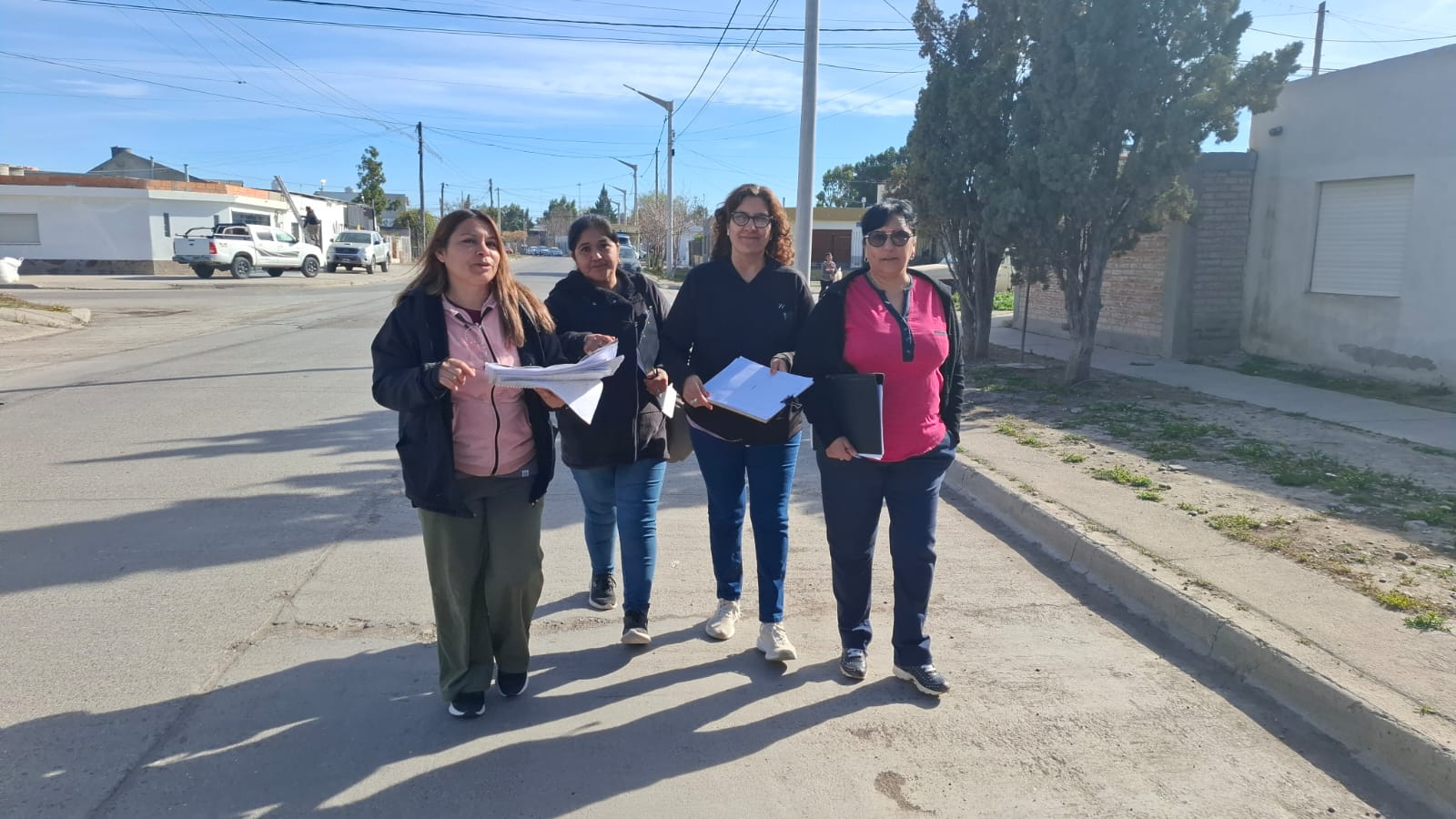 Trabajadoras Comunitarias realizan un censo de salud en los barrios de Trelew