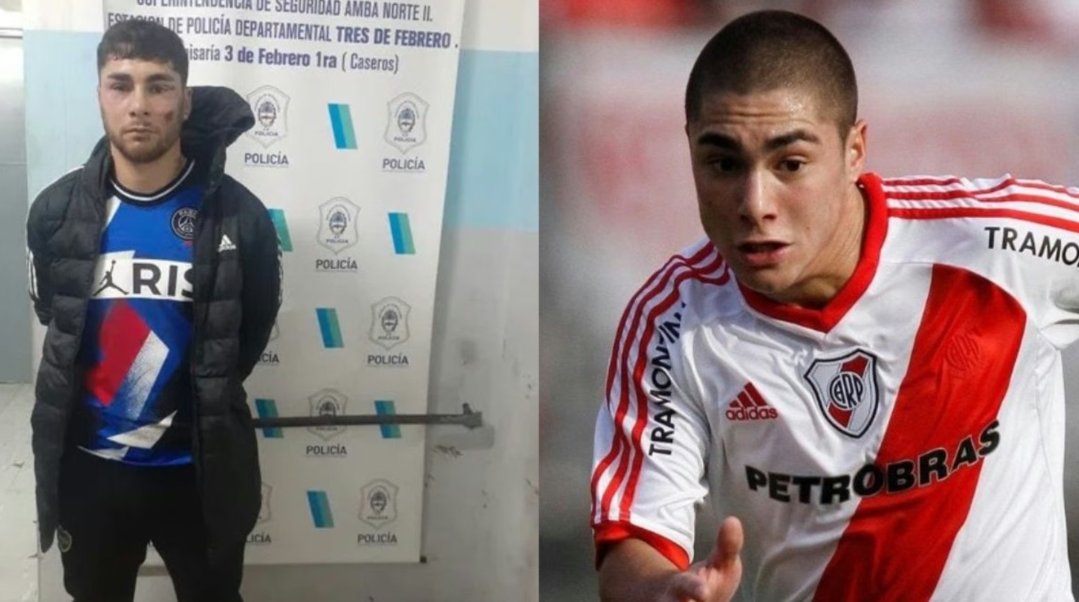 Detuvieron al exfutbolista de River Ezequiel Cirigliano por haber intentado robarle el arma a un policía
