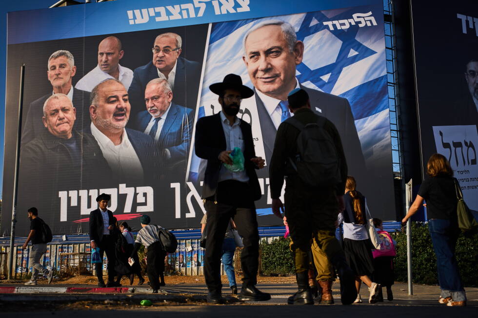 Netanyahu lidera las elecciones en Israel con casi el 80% escrutado, pero no logra la mayoría en el Parlamento