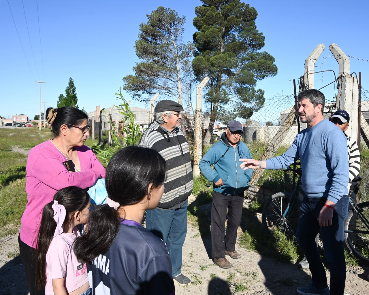 Trelew inició la regularización de terrenos en el barrio Banderitas para avanzar con la entrega de títulos de propiedad