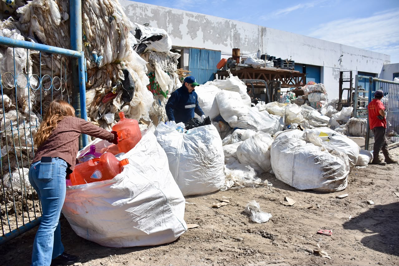 Las escuelas de Trelew recuperaron más de 500 kilos de plástico en seis días